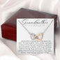 Grandmother & Granddaughter | Special Bond | Interlocking Hearts Necklace