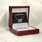 To My Daughter | We Are Like Branches | Interlocking Hearts Necklace