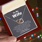My Wife | Never Forget - Interlocking Hearts Necklace
