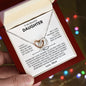 To My Daughter | Eternity | Interlocking Hearts Necklace