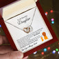 My Beautiful Daughter - Interlocking Hearts Necklace
