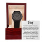To Dad | Blessed Daughter | Wooden Watch