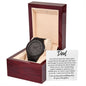 To Dad | Blessed Daughter | Wooden Watch
