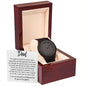 To Dad | Blessed Daughter | Wooden Watch