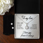 To My Love | Happily Ever After | Eternal Hope Necklace and Cubic Zirconia Earring Set