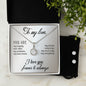 To My Love | Happily Ever After | Eternal Hope Necklace and Cubic Zirconia Earring Set