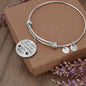 Dog Mom | Forever in My Heart | Personalized Circle Adjustable Luxury Bangle
