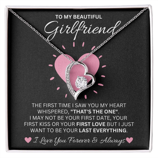 To My Girlfriend  | That's The One |  Forever Love Necklace