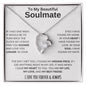 To My Soulmate | Missing Piece Gray | Forever Love Necklace