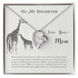 To My Daughter | Never Forget | Forever Love Necklace