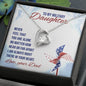 To My Military Daughter | NEVER FEEL | Forever Love Necklace