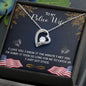To My Police Wife | I Love You | Forever Love Necklace