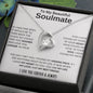 To My Soulmate | Missing Piece Gray | Forever Love Necklace