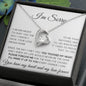 I'm Sorry | White-I Never Meant To | Forever Love Necklace