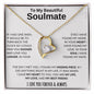 To My Soulmate | Missing Piece Gray | Forever Love Necklace