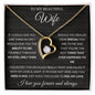 To My Beautiful Wife | The Best | Forever Love Necklace