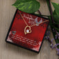 To My Firefighter Wife | I Fell in Love | Forever Love Necklace