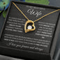 To My Beautiful Wife | The Best | Forever Love Necklace