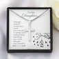 To My Daughter | Strength Doesn't Come | Stainless Cross Necklace