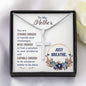 To My Mother | You Are Strong Enough | Stainless Steel Cross Necklace
