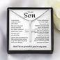 My Son | So Grateful | Stainless Steel Cross Necklace
