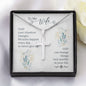 To My Wife | Until Your Situation Changes | Cross Necklace