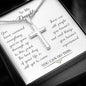 To My Daughter | You Have Survived | Stainless Steel Cross Necklace