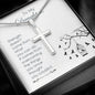 To My Daughter | Strength Doesn't Come | Stainless Cross Necklace