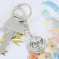Pray Always | Graphic Circle Keychain