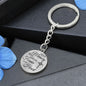 Your Memory Will Live On | Engraved Graphic Circle Keychain