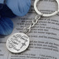 Your Memory Will Live On | Engraved Graphic Circle Keychain