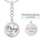Pray Always | Graphic Circle Keychain