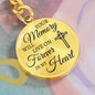 Your Memory Will Live On | Engraved Graphic Circle Keychain