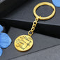 Your Memory Will Live On | Engraved Graphic Circle Keychain