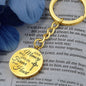 Your Memory Will Live On | Engraved Graphic Circle Keychain