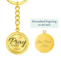 Pray Always | Graphic Circle Keychain