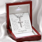 To My Daughter | You Have Survived | Stainless Steel Cross Necklace