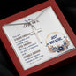 To My Mother | You Are Strong Enough | Stainless Steel Cross Necklace
