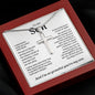 My Son | So Grateful | Stainless Steel Cross Necklace
