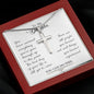 To My Daughter | You Have Survived | Stainless Steel Cross Necklace