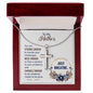To My Mother | You Are Strong Enough | Stainless Steel Cross Necklace