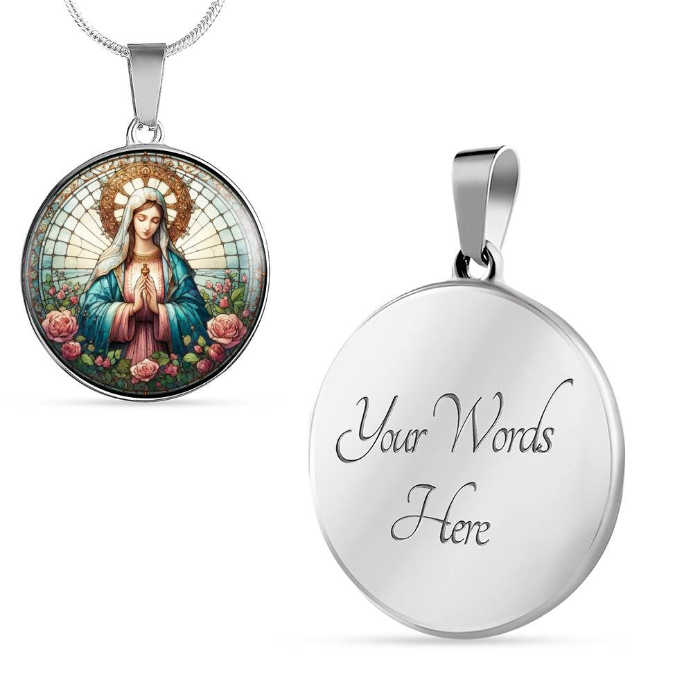 Virgin Mary Necklace