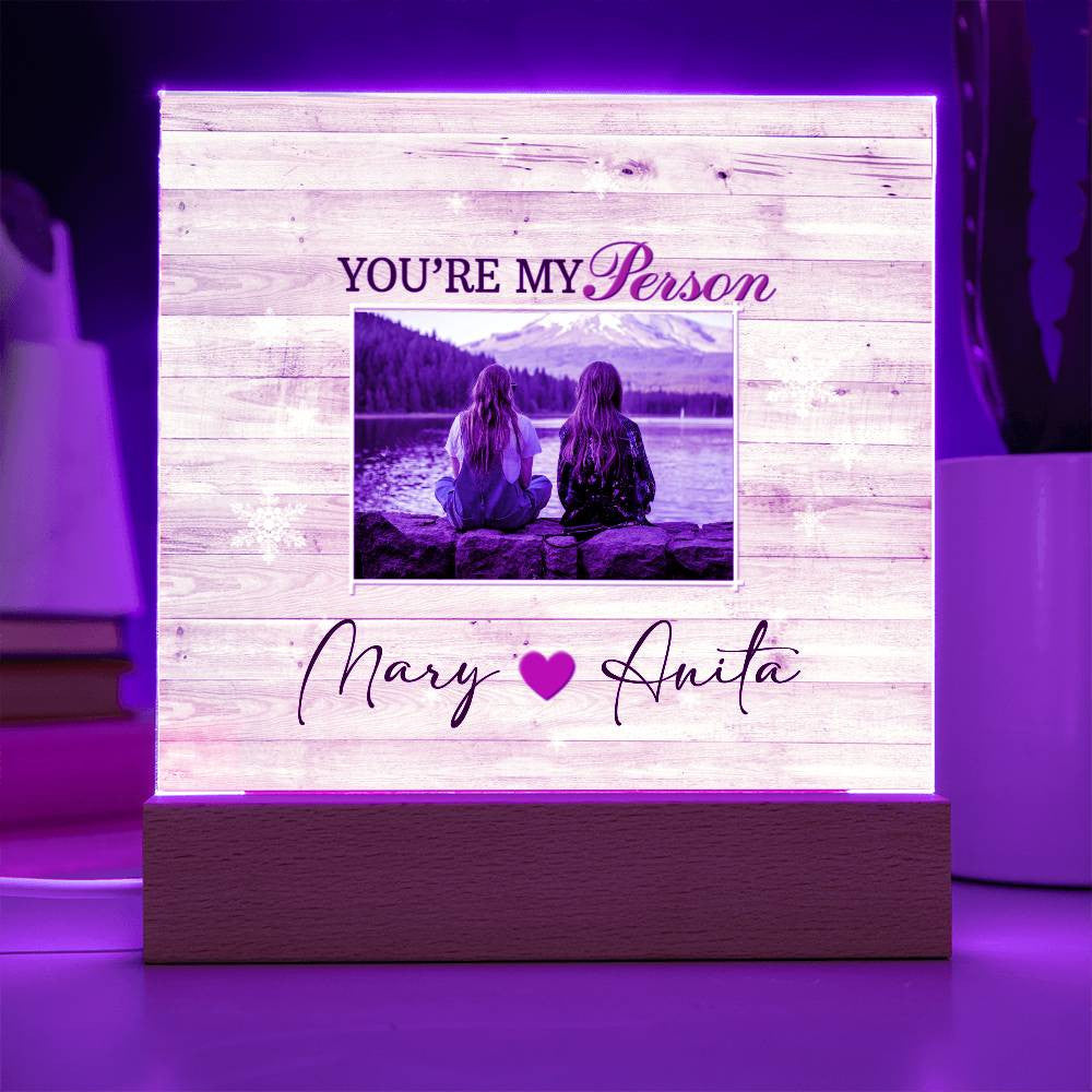 You're My Person Square Plaque