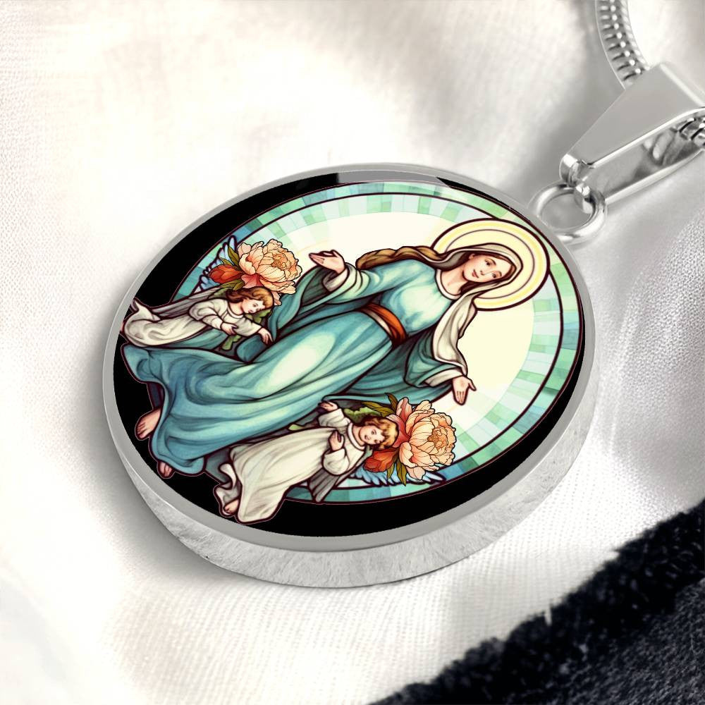 Virgin Mary Necklace