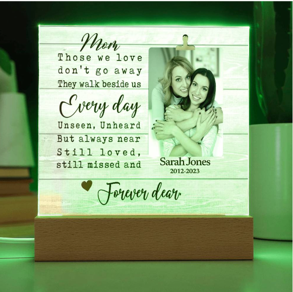 Personalized Mom In Remembrance Ornament