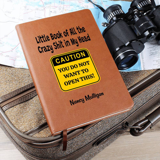 Custom Caution Daily Anxiety Journal