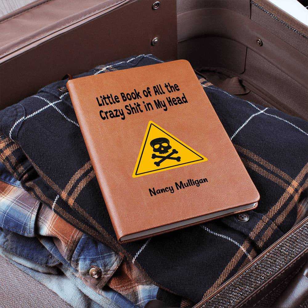 Caution Skull Mood Tracker Journal