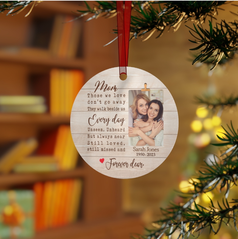 Mom Memorial Plaque and Ornament