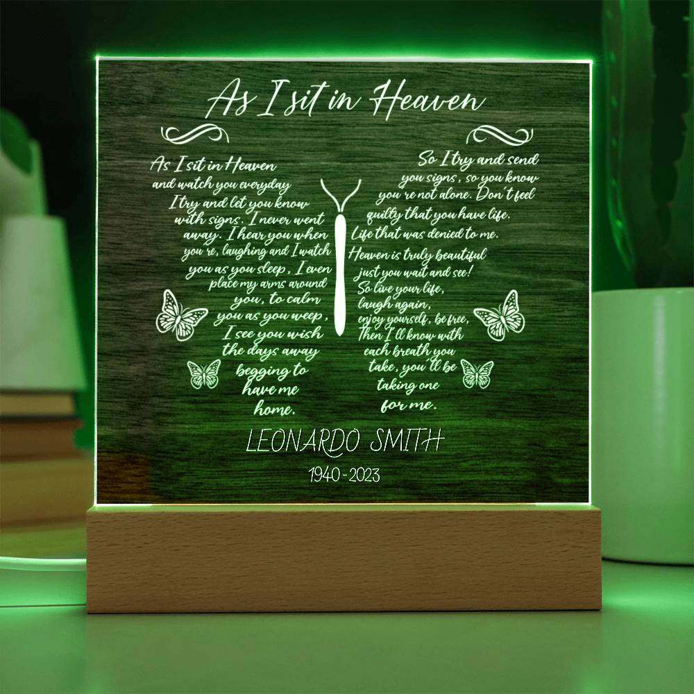 Woodlook Memorial Plaque