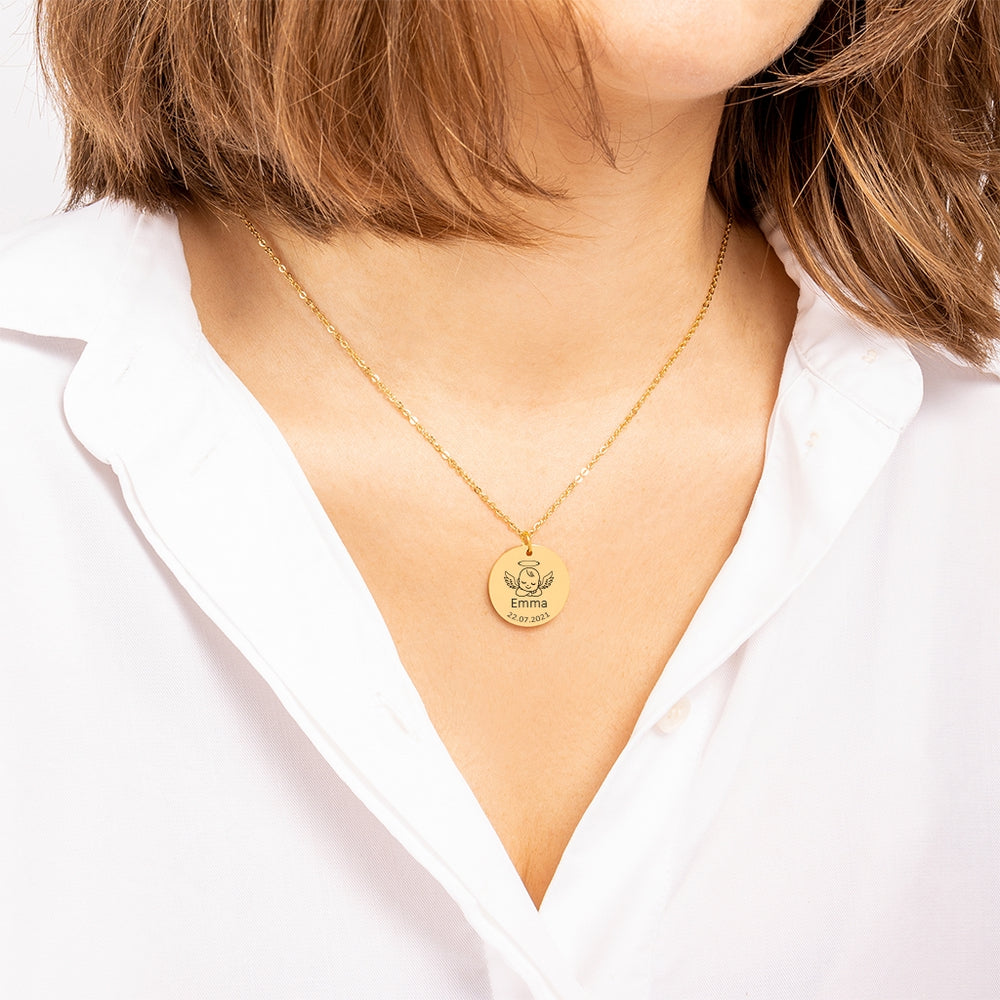 Guardian Angel Baby Necklace